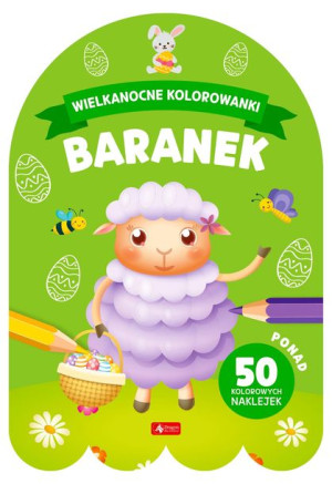 Wielkanocne Kolorowanki Baranek Książka Dragon