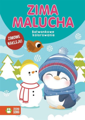Zima Malucha Bałwankowe Kolorowanie Książka