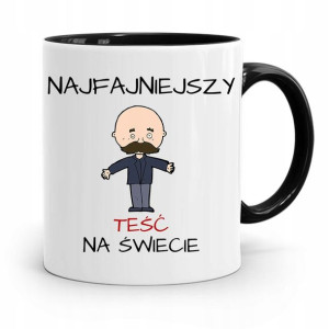 Kubek Czarny Dla Teścia Najfajniejszy Teść Świata