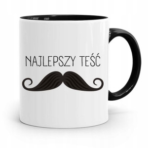 Kubek Czarny Dla Teścia Taty Najlepszy Teść