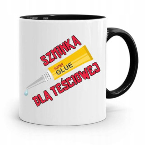 Kubek Czarny Dla Teściowej Szminka Dla Teściowej