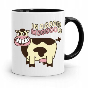 Kubek Czarny Dla Weterynarza In A Good Moooood
