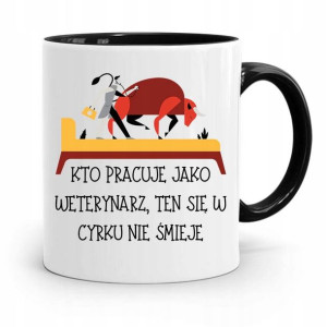 Kubek Czarny Dla Weterynarza Kto Pracuje Jako