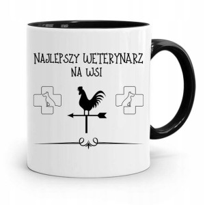 Kubek Czarny Dla Weterynarza Najlepszy Na Wsi