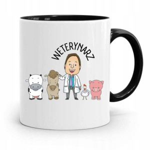 Kubek Czarny Dla Weterynarza Najlepszy Weterynarz
