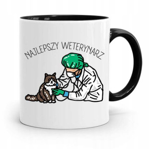 Kubek Czarny Dla Weterynarza Najlepszy Weterynarz