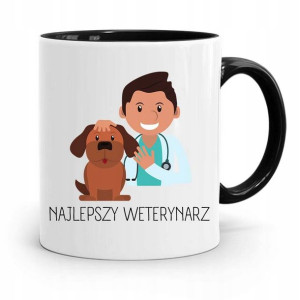 Kubek Czarny Dla Weterynarza Najlepszy Weterynarz