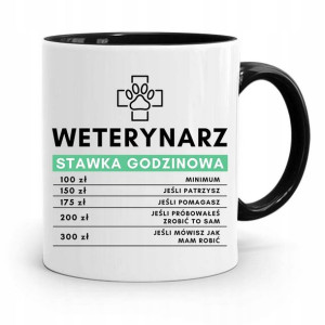 Kubek Czarny Dla Weterynarza Stawka Godzinowa