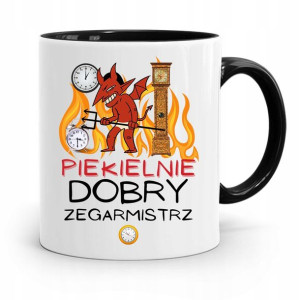 Kubek Czarny Dla Zegarmistrza Piekielnie Dobry