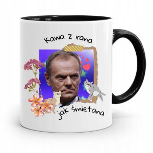 Kubek Czarny Donald Tusk Po Platforma Prezent