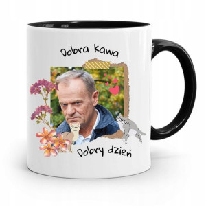 Kubek Czarny Donald Tusk Po Platforma Prezent