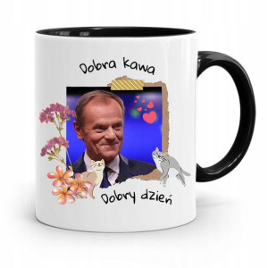 Kubek Czarny Donald Tusk Po Platforma Prezent