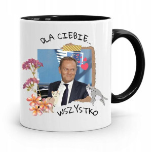 Kubek Czarny Donald Tusk Po Platforma Prezent
