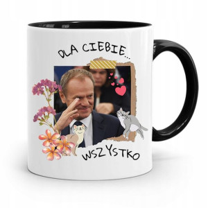 Kubek Czarny Donald Tusk Po Platforma Prezent