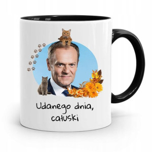 Kubek Czarny Donald Tusk Po Platforma Prezent