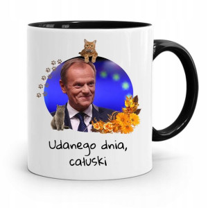 Kubek Czarny Donald Tusk Po Platforma Prezent
