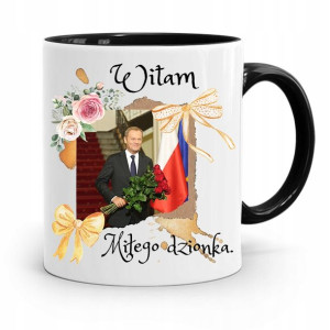 Kubek Czarny Donald Tusk Po Platforma Prezent