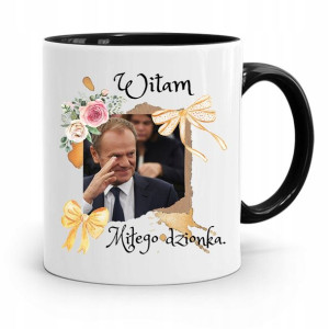 Kubek Czarny Donald Tusk Po Platforma Prezent