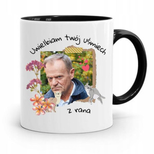 Kubek Czarny Donald Tusk Po Platforma Prezent