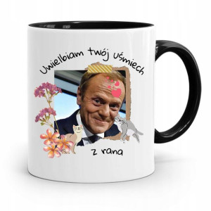Kubek Czarny Donald Tusk Po Platforma Prezent