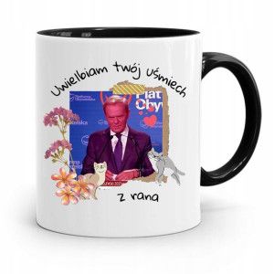 Kubek Czarny Donald Tusk Po Platforma Prezent