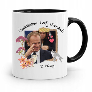Kubek Czarny Donald Tusk Po Platforma Prezent