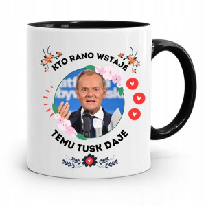 Kubek Czarny Donald Tusk Po Platforma Prezent