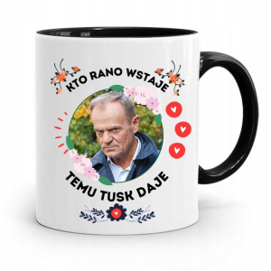 Kubek Czarny Donald Tusk Po Platforma Prezent