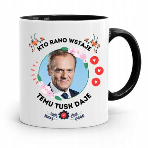 Kubek Czarny Donald Tusk Po Platforma Prezent