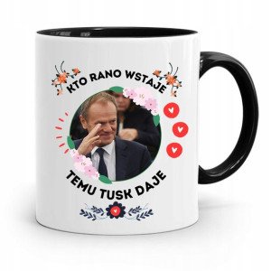 Kubek Czarny Donald Tusk Po Platforma Prezent