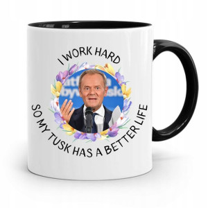 Kubek Czarny Donald Tusk Po Platforma Prezent