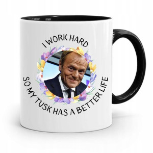 Kubek Czarny Donald Tusk Po Platforma Prezent