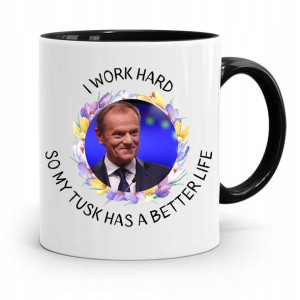 Kubek Czarny Donald Tusk Po Platforma Prezent
