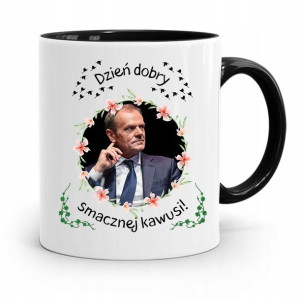 Kubek Czarny Donald Tusk Po Platforma Prezent