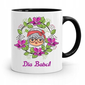 Kubek Czarny Dzień Babci Dla Babci! Prezent