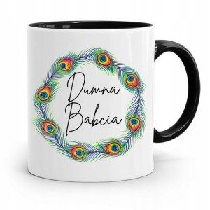 Kubek Czarny Dzień Babci Dumna Babcia Prezent