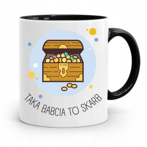 Kubek Czarny Dzień Babci Taka Babcia To Skarb
