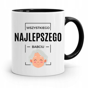 Kubek Czarny Dzień Babci Wszystkiego Najlepszego