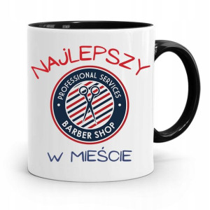 Kubek Czarny Fryzjera Najlepszy W Mieście Prezent