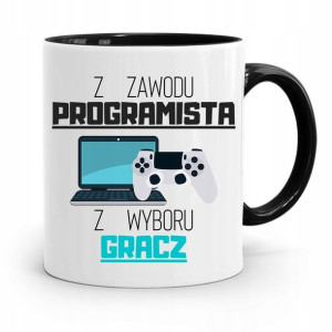 Kubek Czarny Informatyka Programisty Gracza
