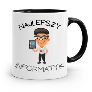 Kubek Czarny Informatyka Programisty Najlepszy Inf