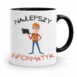 Kubek Czarny Informatyka Programisty Najlepszy Inf