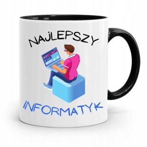 Kubek Czarny Informatyka Programisty Najlepszy Inf