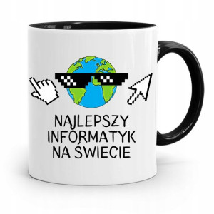 Kubek Czarny Informatyka Programisty Najlepszy Inf