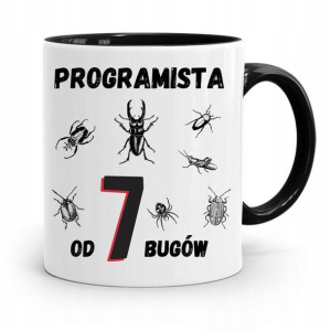 Kubek Czarny Informatyka Programisty Od 7 Bugów