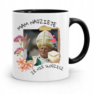 Kubek Czarny Jan Paweł Ii Papież Nie Słodzisz?