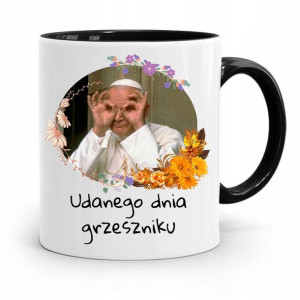 Kubek Czarny Jan Paweł Ii Papież Papaj Grzeszniku