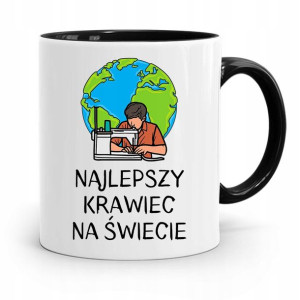Kubek Czarny Krawcowej Krawca Najlepszy Na Świecie