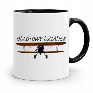 Kubek Czarny Na Dzień Dziadka Odlotowy Dziadek