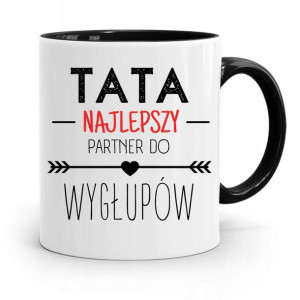 Kubek Czarny Na Dzień Ojca Partner Do Wygłupów